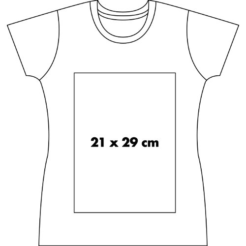 Katoenen T-shirt voor dames met korte mouwen.