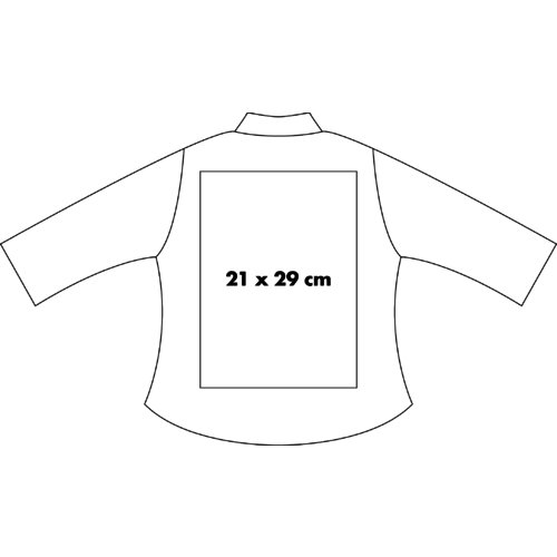 Poplin blouse voor dames met korte mouwen en knoopsluiting.