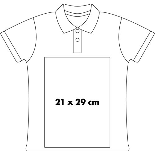 Dames polo met korte mouwen.