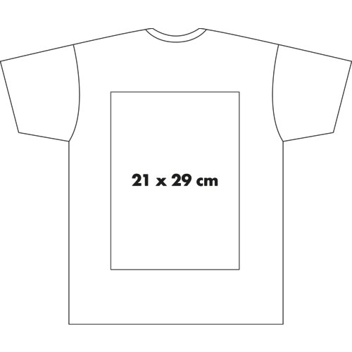Wit heren T-shirt van eco-materiaal met korte mouwen.
