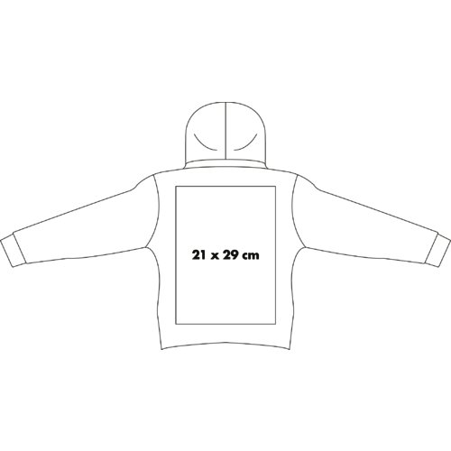 Stoffen hoodie met capuchon voor dames.