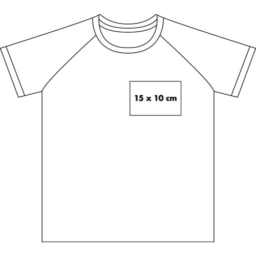 Wit performance T-shirt voor heren met korte mouwen.