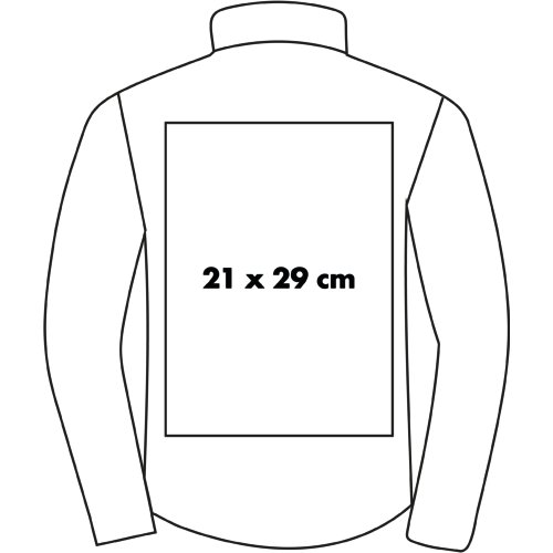 Twee-laags softshell jas voor heren.