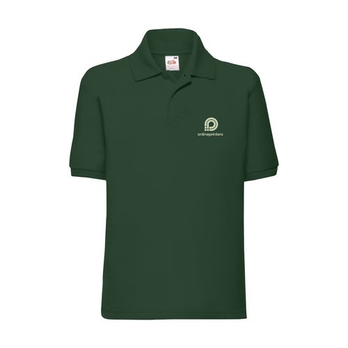 Piqu poloshirt met knoopsluiting en korte mouwen.
