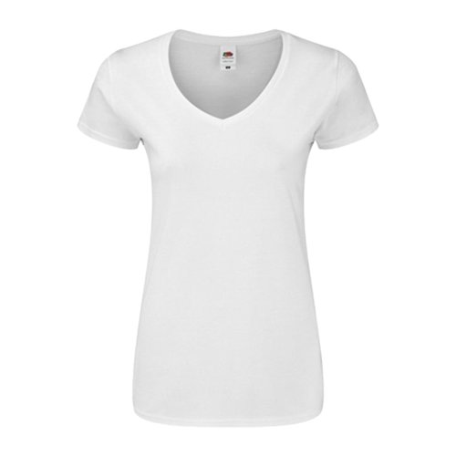 Fruit of the loom T-shirts met V-hals, dames, productvoorbeelden 2