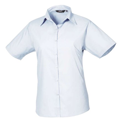 Premier Poplin blouses met korte mouw, dames 4