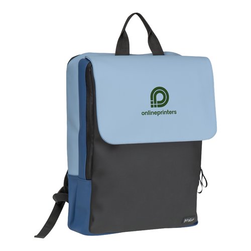 Gevoerde laptoptas met handvat en schouderbanden.