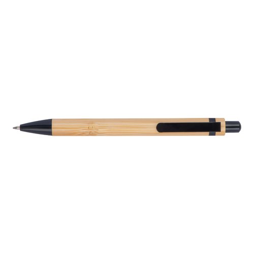 Zilvergrijze notitieboekset met pen en elastische sluiting.