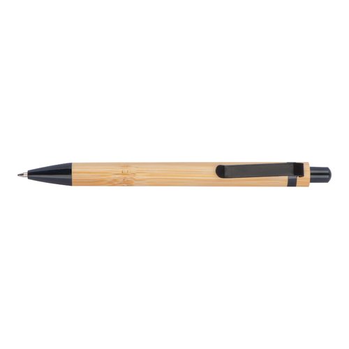 Zilvergrijze notitieboekset met pen.