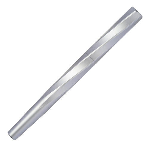 Messingkleurige rollerball pen met dop.