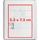 Witte plastic schuifpuzzel met beweegbare stukjes.