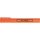 Oranje markeerstift met beschermkap.