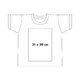 Katoenen T-shirt met korte mouwen en ronde hals.