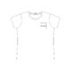 Katoenen T-shirt met korte mouwen en ronde hals.