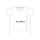 Katoenen T-shirt met korte mouwen en ronde hals.