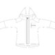 Softshell jas met capuchon en volledige ritssluiting.
