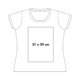 Katoenen T-shirt met korte mouwen.