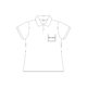 Katoenen poloshirt voor dames met korte mouwen en knoopsluiting.