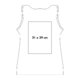 Katoenen tanktop met brede bandjes.