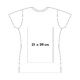 Katoenen T-shirt met korte mouwen en ronde hals.