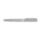 Chrome-kleurige metalen rollerball pen met clip.