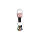 Metalen sleutelhanger met flesopener en karabijnhaak.