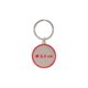 Metalen sleutelhanger met ring.