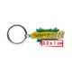 Metalen sleutelhanger met ring.