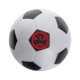 Witte schuim anti-stressbal met voetbaldesign.