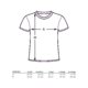 T-shirt van stof met korte mouwen en ronde hals.