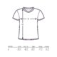 Katoenen T-shirt met korte mouwen en ronde hals.