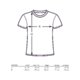 Katoenen T-shirt met korte mouwen en ronde hals.