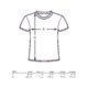 Katoenen T-shirt met korte mouwen en ronde hals.