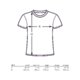 Katoenen T-shirt met korte mouwen en ronde hals.
