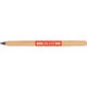 Licht bamboe schrijfinstrument met stift.