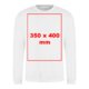 Unisex sweatshirt van stof met lange mouwen.