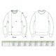 Sweatshirt van stof met ronde hals en lange mouwen.