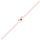 Zwarte polyester lanyard met karabijnhaak.
