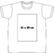 Wit katoenen T-shirt voor heren met korte mouwen en ronde hals.