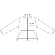 Sweatshirt jack van katoen voor dames met volledige ritssluiting.