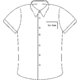 Poplin overhemd met korte mouwen en knoopsluiting voor heren.