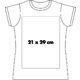 Dames T-shirt gemaakt van milieuvriendelijk materiaal.