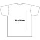 Wit heren T-shirt van eco-materiaal met korte mouwen.