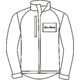 Softshell jas voor heren met volledige ritssluiting en zijzakken.
