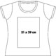 Katoenen T-shirt voor dames met ronde hals en korte mouwen.
