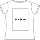 Katoenen T-shirt voor dames met korte mouwen.