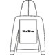 Katoenen hoodie voor dames met kangoeroezak.