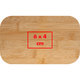 Lichte bamboe lunchbox met deksel.
