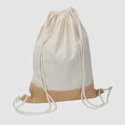 Gymbag van katoen en jute Manaus