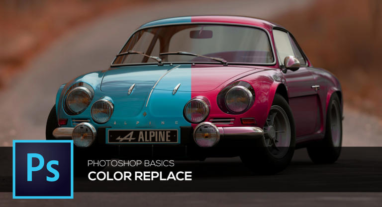 In Photoshop kleur vervangen – basics tutorial
